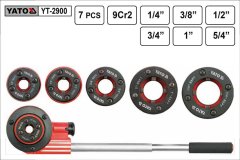 YATO Závitnice instalatérská sada 1/4"-5/4"