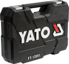 YATO  Gola sada 1/2", 1/4" + příslušenství 82 ks YT-12691