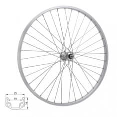 Remerx kolo zapletené 28&quot; 622-19 predné 36 dier strieborné Union/CnSpoke