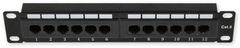 LAN-TEC PP-111 12P/C6 - 10" patch panel 1U, 12 portů C6