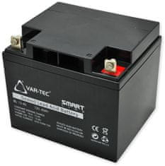 VAR-TEC AKKU SMART 12V/40Ah - rozmer: DxŠxV = 197x165x170 mm