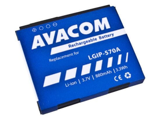 Avacom Batérie do mobilu LG KP500 Li-Ion 3,7V 880mAh (náhrada LGIP-570A)