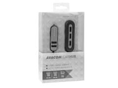 Avacom  CarHUB nabíjačka do auta 5x USB výstup, čierna