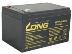 Long Long 12V 12Ah olovený akumulátor DeepCycle AGM F2 (WP12-12E)