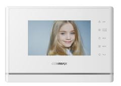 COMMAX CDV-70Y biely - verzia 230Vac - videotelefón 7&quot;, CVBS, handsfree, 2 vst.