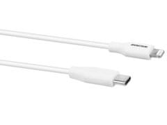 Avacom  MFIC-40W kabel USB-C - Lightning, MFi certifikace, 40cm, bílá