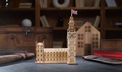 UGEARS 3D puzzle Big Ben 63 dielikov