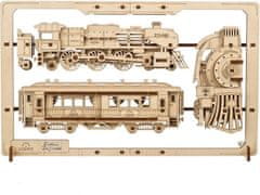 UGEARS 3D puzzle Parný Express 2,5D 79 dielikov