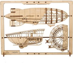 UGEARS 3D puzzle Zeppelin 2,5D 49 dielikov