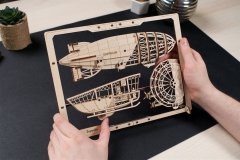 UGEARS 3D puzzle Zeppelin 2,5D 49 dielikov