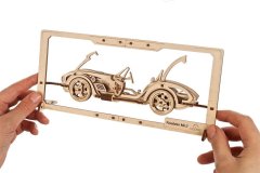 UGEARS 3D puzzle Roadster MK3 2,5D 62 dielikov