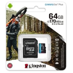 Kingston Paměťová karta microSDXC 64GB SDCG3/64GB