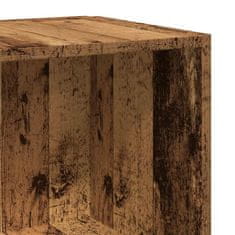 Vidaxl rohová skrinka Old Wood 33x33x165 cm Engineered Wood