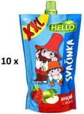 Hello ovocná desiata XXL s jahodami 10 x 200 g