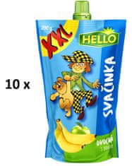 Hello ovocná desiata XXL s banánmi 10 x 200 g