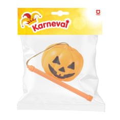 Svietidlo tekvica - pumpkin - HALLOWEEN - 10 cm