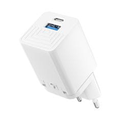 Ven USB + Type C GaN Rýchlonabíjačka - 36W PD Nabíjací Adaptér - Biela KP34874