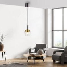 PAUL NEUHAUS PAUL NEUHAUS LED závesné svietidlo Q-KON 1-ramenné zlatá Smart Home s aplikáciou ZigBee 2700-5000K PN 2741-12