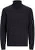 Jack&Jones Plus Pánsky sveter JJEBASIC Standard Fit 12263977 Black (Veľkosť 3XL)