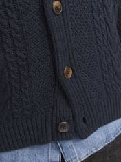 Jack&Jones Pánsky sveter JJCRAIG Knit Fit 12258484 Sky Captain (Veľkosť L)