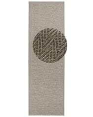 BT Carpet Behúň Nature 104266 Grey / Multicolor – na von aj na doma 80x150