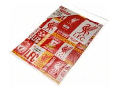 FAN SHOP SLOVAKIA Darčekový baliaci papier Liverpool FC, 2 ks, menovky