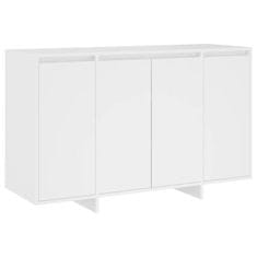 Vidaxl Komoda biela 120x41x75 cm drevotrieska