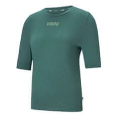 Puma Tričko výcvik zelená M Modern Basics Tee