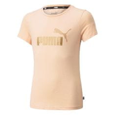 Puma Tričko výcvik ružová XS Ess Logo Tee