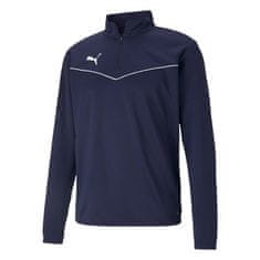 Puma Mikina tmavomodrá 182 - 187 cm/L Teamrise 14 Zip Top Peacoat