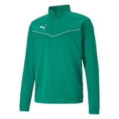 Puma Mikina zelená 188 - 191 cm/XL Teamrise 14 Zip Top