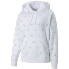 Puma Mikina biela 176 - 181 cm/L Brand Love Aop Hoodie FL