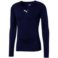 Puma Tričko výcvik tmavomodrá M Liga Baselayer LS