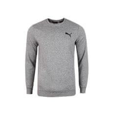 Puma Mikina sivá 188 - 191 cm/XL Ess Small Logo Crew