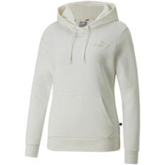 Puma Mikina biela 176 - 181 cm/L Ess Embroidery Hoodie FL