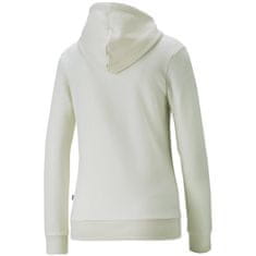 Puma Mikina biela 176 - 181 cm/L Ess Embroidery Hoodie FL