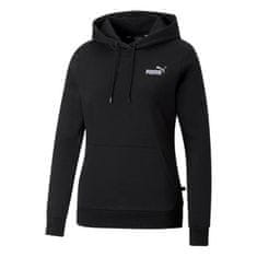 Puma Mikina čierna 182 - 187 cm/L Ess Embroidery Hoodie Fl