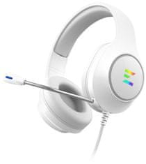 Zalman headset ZM-HPS310 RGB / herný / náhlavný / drôtový / 7.1 / USB / biely