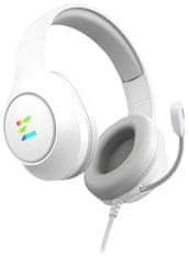 Zalman headset ZM-HPS310 RGB / herný / náhlavný / drôtový / 7.1 / USB / biely