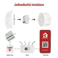 EMOS GoSmart modul motora IP-2121CZ, ZigBee, 1-kanálový