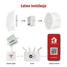 EMOS GoSmart spínací modul IP-2101SZ, ZigBee, 1-kanálový