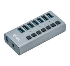 USB 3.0 HUB 7-port 10W + napájací adaptér 36W