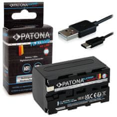 PATONA batéria pre digitálnu kameru Sony NP-F550/F750/F950 7000mAh Li-Ion Platinum USB-C nabíjanie