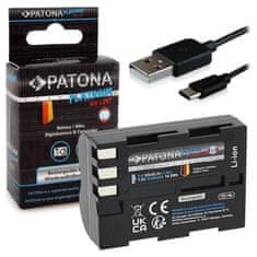 PATONA batéria pre foto Nikon EN-EL3E 2250mAh Li-Ion Platinum USB-C nabíjanie