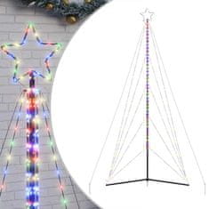 Vidaxl Svetlo na vianočný stromček 615 LED farebné 404,5 cm