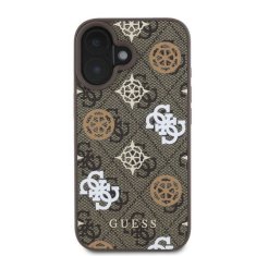 Guess Obal / kryt na Apple iPhone 16 hnedé - Guess