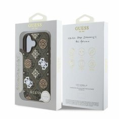 Guess Obal / kryt na Apple iPhone 16 hnedé - Guess