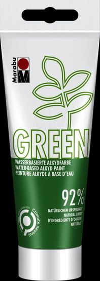 Marabu Green Alkydová farba - svetlo zelená 100 ml