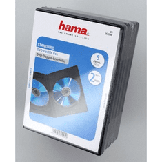 HAMA DVD obal, double, 5ks/bal., farba čierna