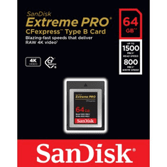 SanDisk Extreme PRO CF Express 64GB, Type B